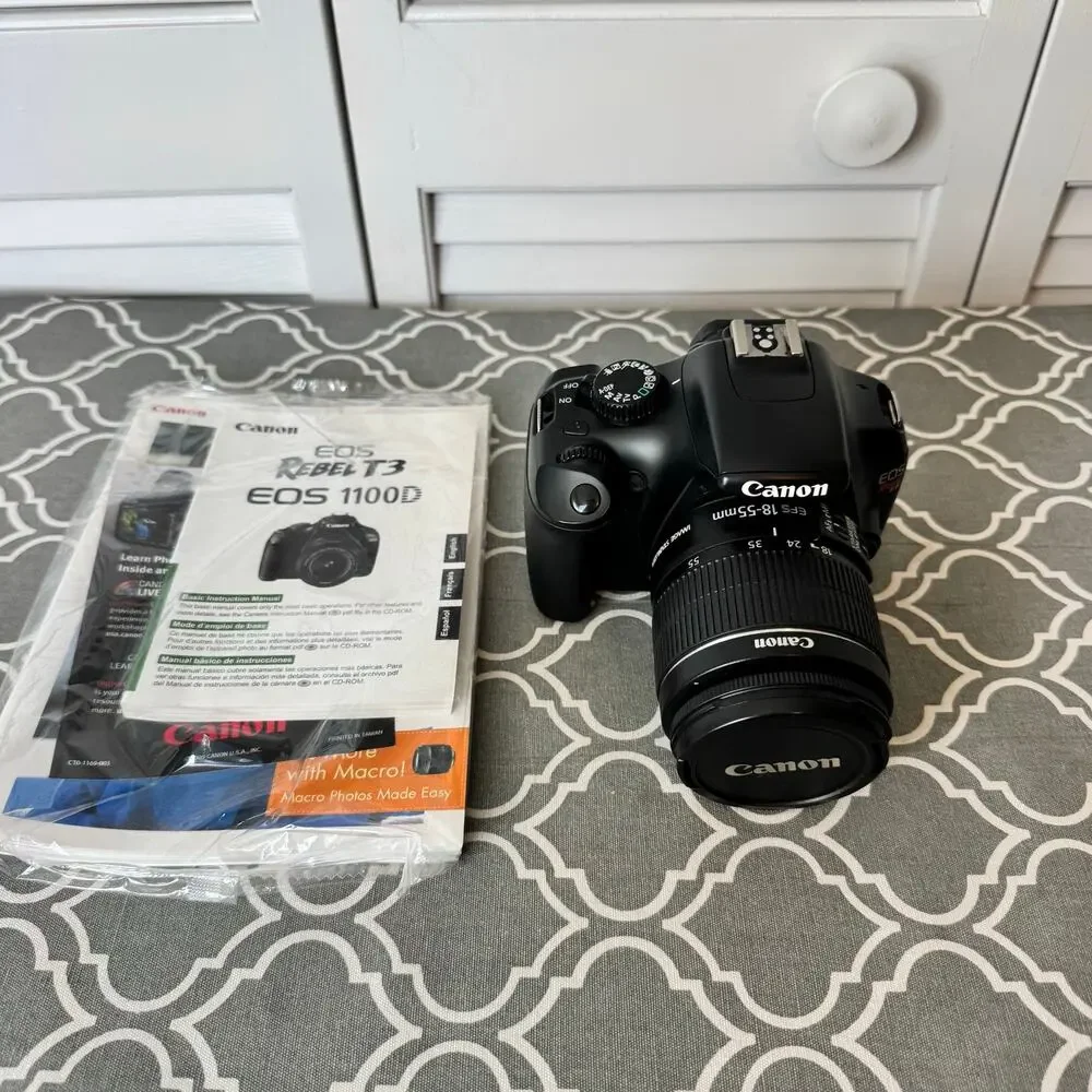 Canon Camera EOS 1100D Rebel T3 DSLR & Bag Tested Working Excellent Condition